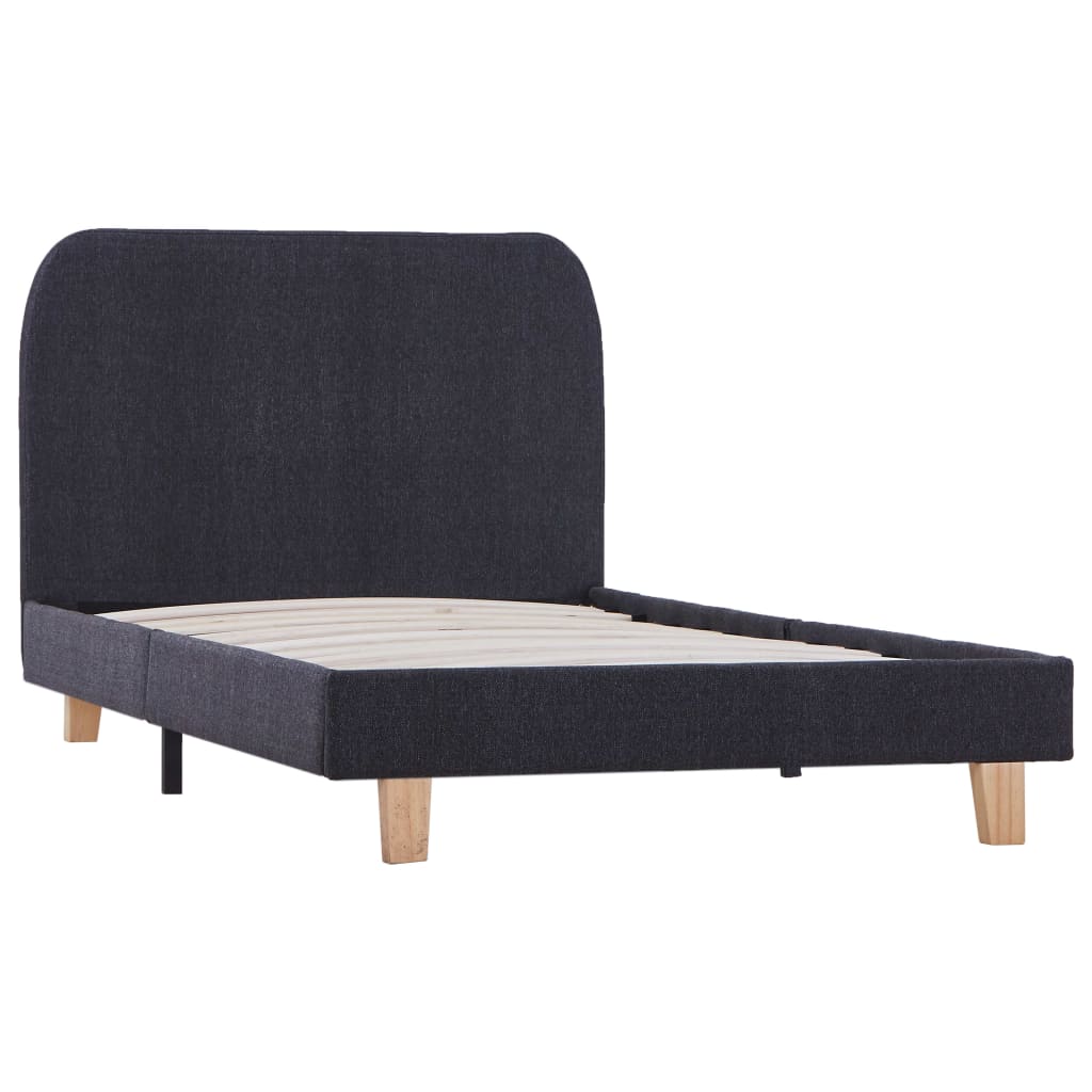 Giroletto senza Materasso Grigio Scuro 90x200 cm Tessuto | homemem39