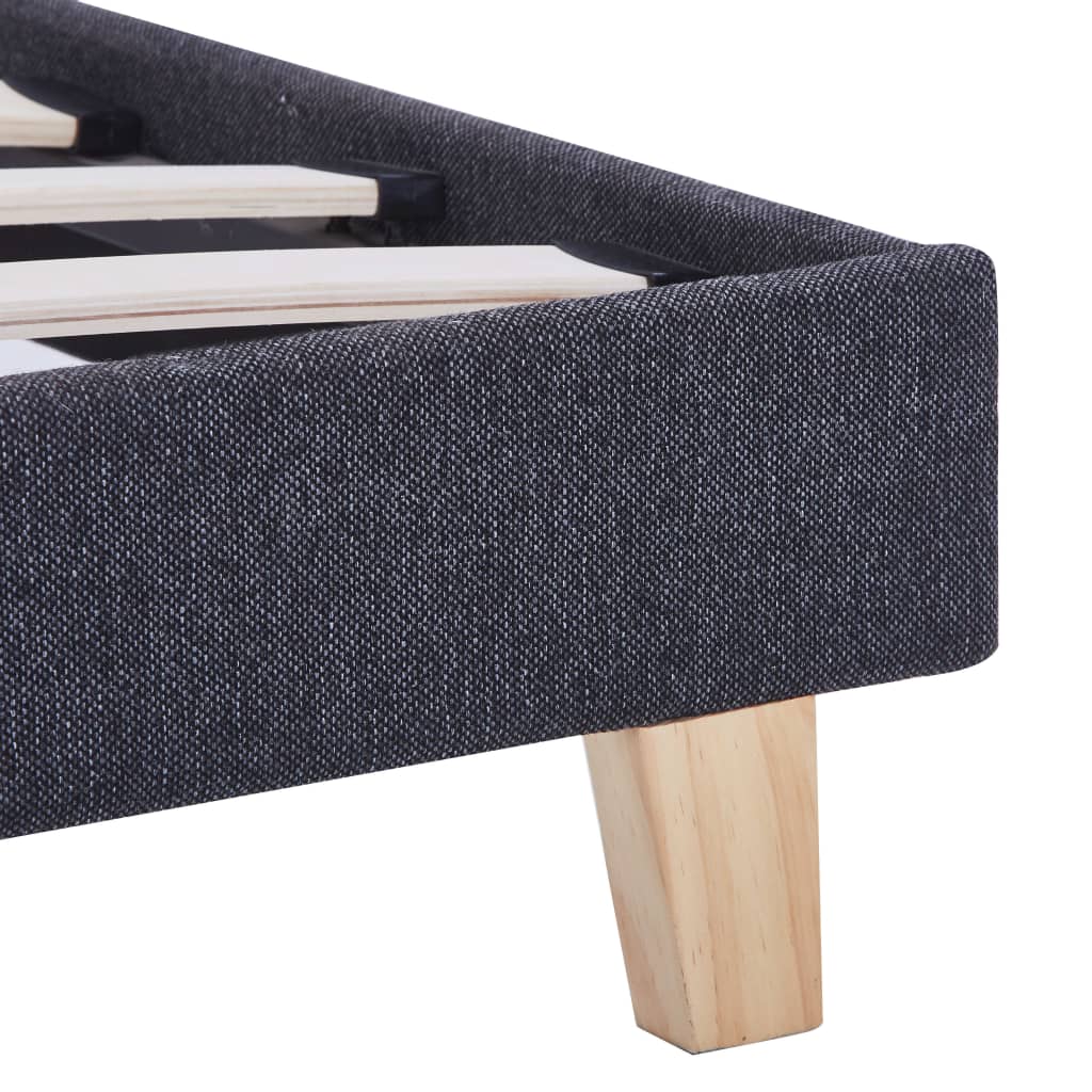 Giroletto senza Materasso Grigio Scuro 90x200 cm Tessuto | homemem39