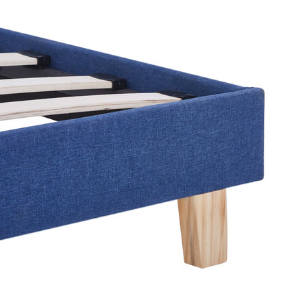 Giroletto senza Materasso Blu 140x200 cm in Tessuto | homemem39