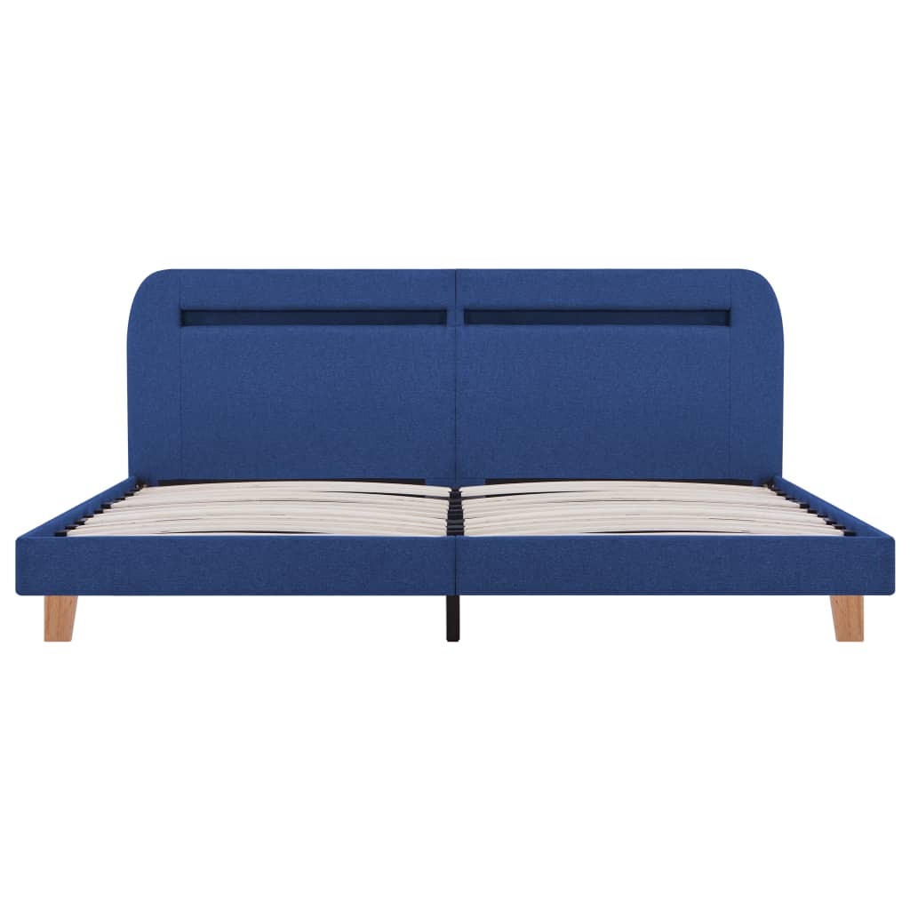 Giroletto con LED senza Materasso Blu 180x200 cm in Tessuto | homemem39