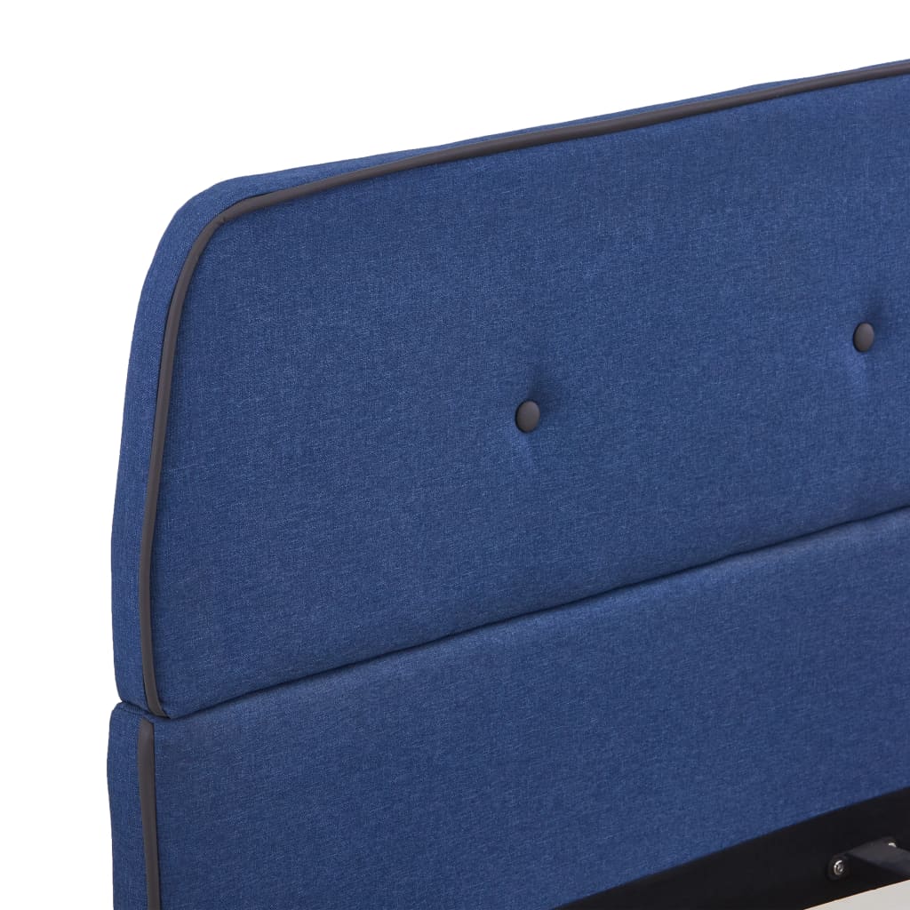 Giroletto senza Materasso Blu 140x200 cm in Tessuto | homemem39