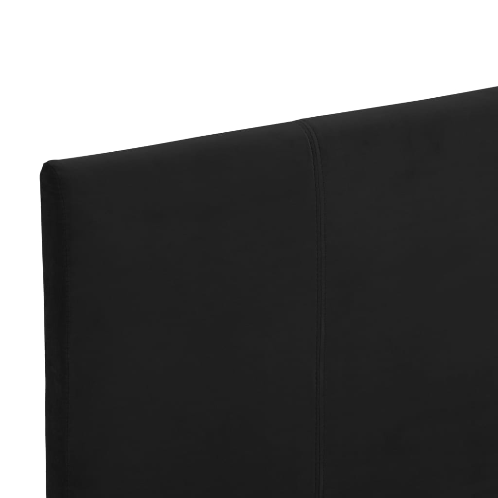 Giroletto senza Materasso Nero 90x200 cm in Tessuto | homemem39