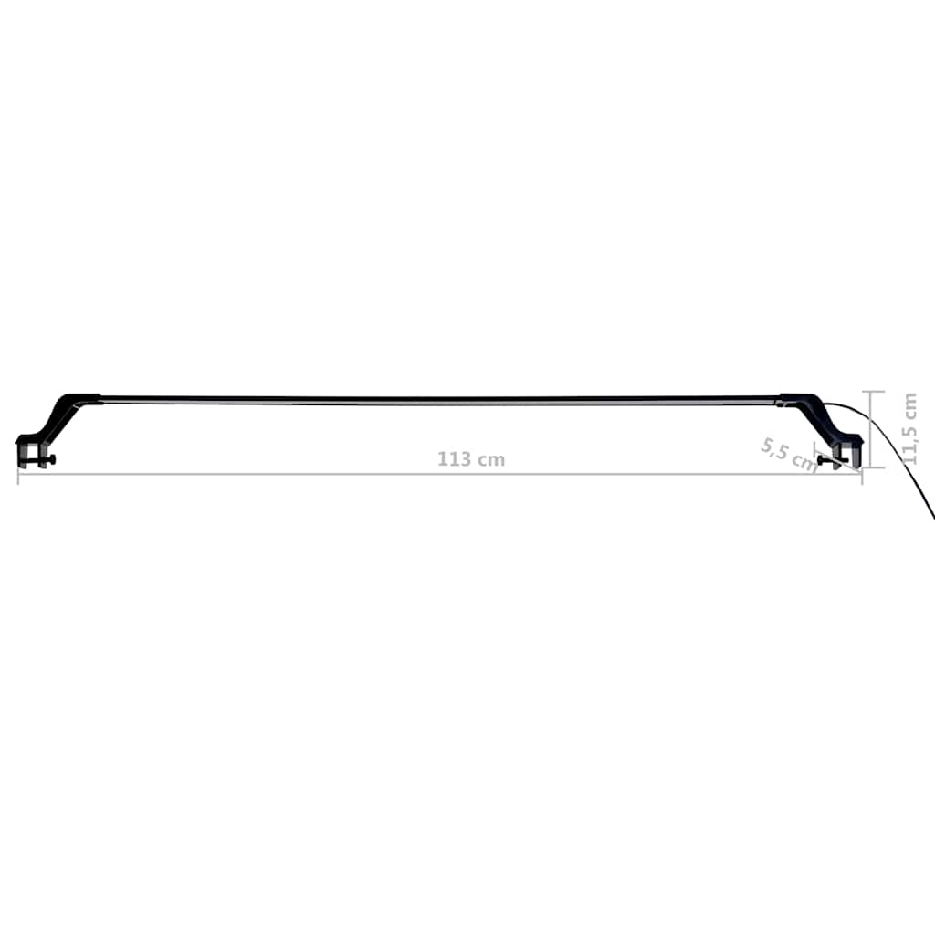 Luce a LED per Acquario con Morsetti 115-130 cm Blu e Bianco | homemem39