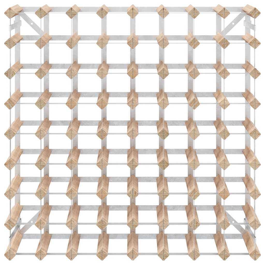 Portavini da 72 Bottiglie in Legno Massello di Pino