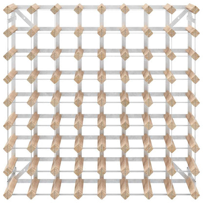 Portavini da 72 Bottiglie in Legno Massello di Pino