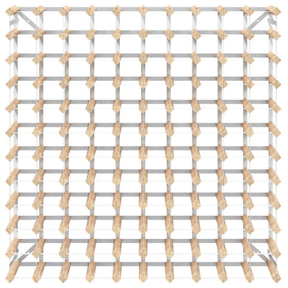 Portavini da 120 Bottiglie in Legno Massello di Pino