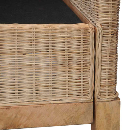 Poltrona con Cuscini in Rattan Naturale | homemem39