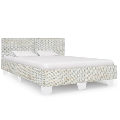 Giroletto senza Materasso Grigio Vero Rattan 140x200 cm