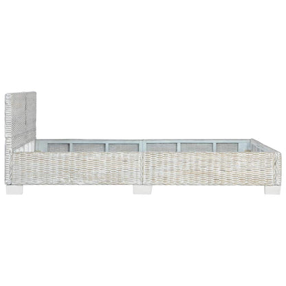 Giroletto senza Materasso Grigio Vero Rattan 140x200 cm