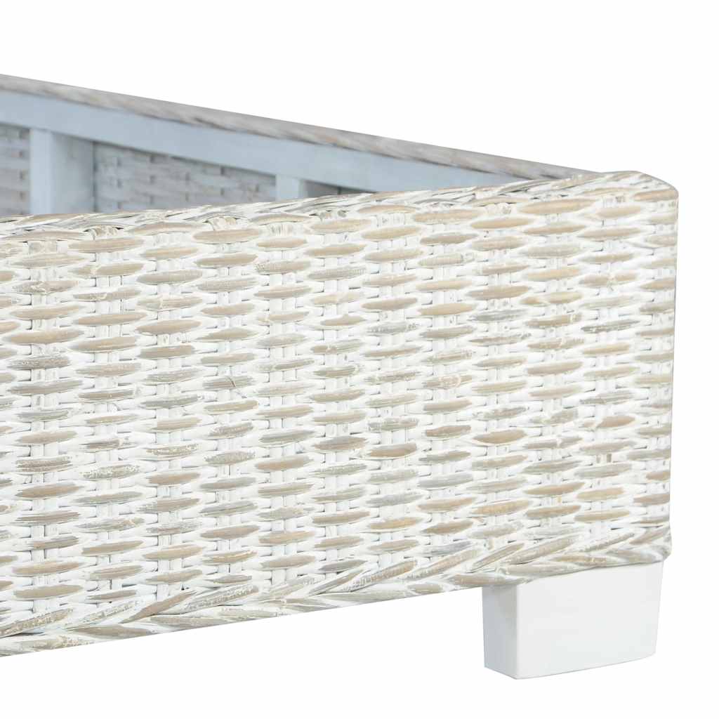 Giroletto senza Materasso Grigio Vero Rattan 140x200 cm