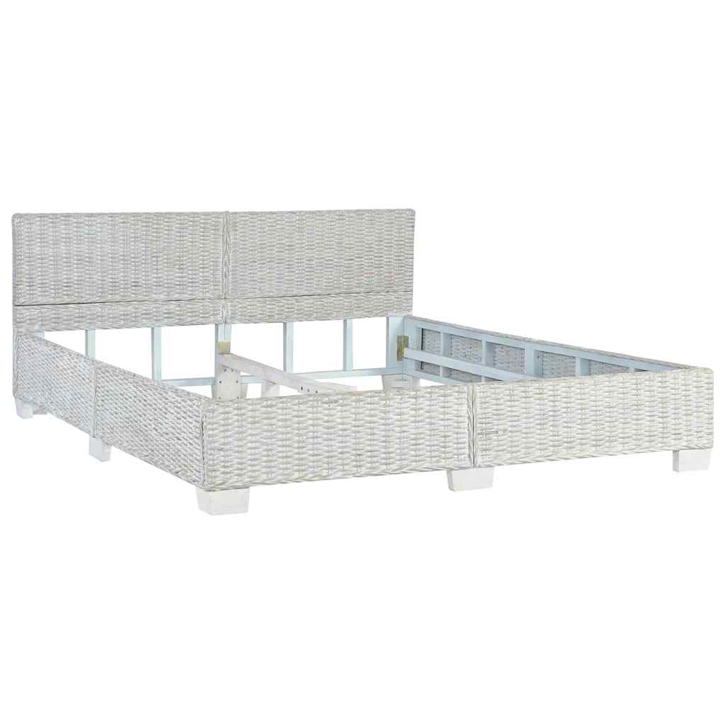 Giroletto Grigio in Rattan Naturale 160x200 cm | homemem39