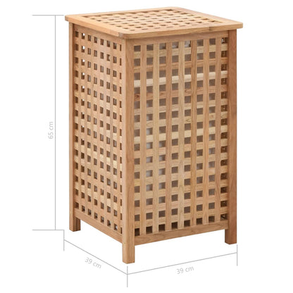 Portabiancheria 39x39x65 cm in Legno Massello di Noce | homemem39
