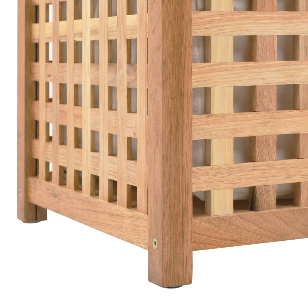 Portabiancheria 87,5x46x67 cm in Legno Massello di Noce | homemem39