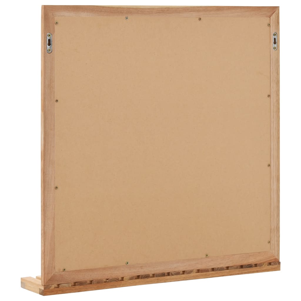 Mobiletto per Lavello con Specchio in Legno Massello di Noce | homemem39