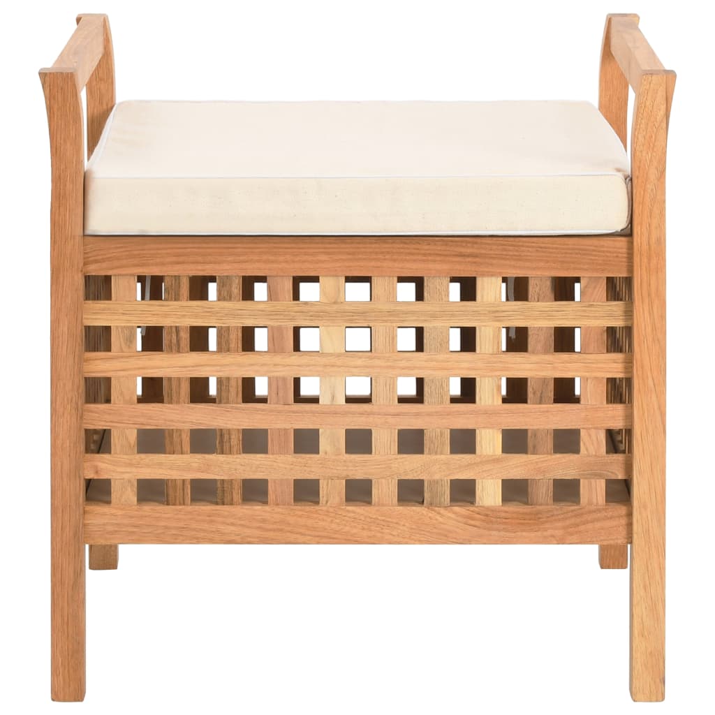 Cassapanca 49x48x49 cm in Legno Massello di Noce | homemem39
