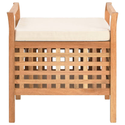 Cassapanca 49x48x49 cm in Legno Massello di Noce | homemem39