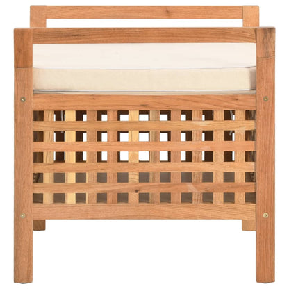 Cassapanca 49x48x49 cm in Legno Massello di Noce | homemem39