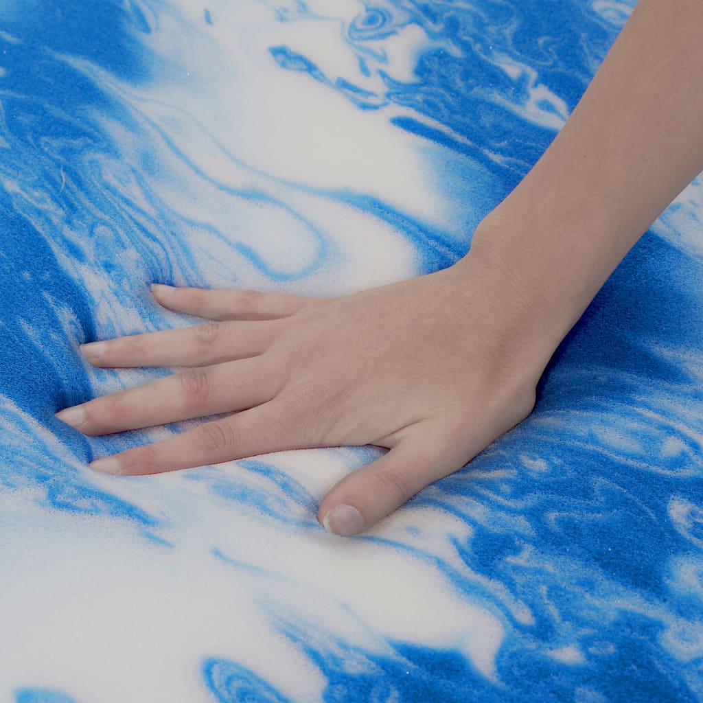 Coprimaterasso 90x200 cm Schiuma di Gel 7 cm - homemem39