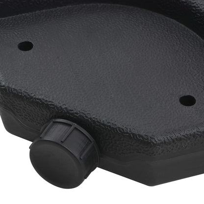 Ombrellone da Giardino con Base Portatile Tortora - homemem39