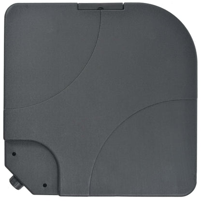 Ombrellone da Giardino con Base Portatile Tortora - homemem39