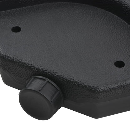 Ombrellone da Giardino con Base Portatile Tortora - homemem39