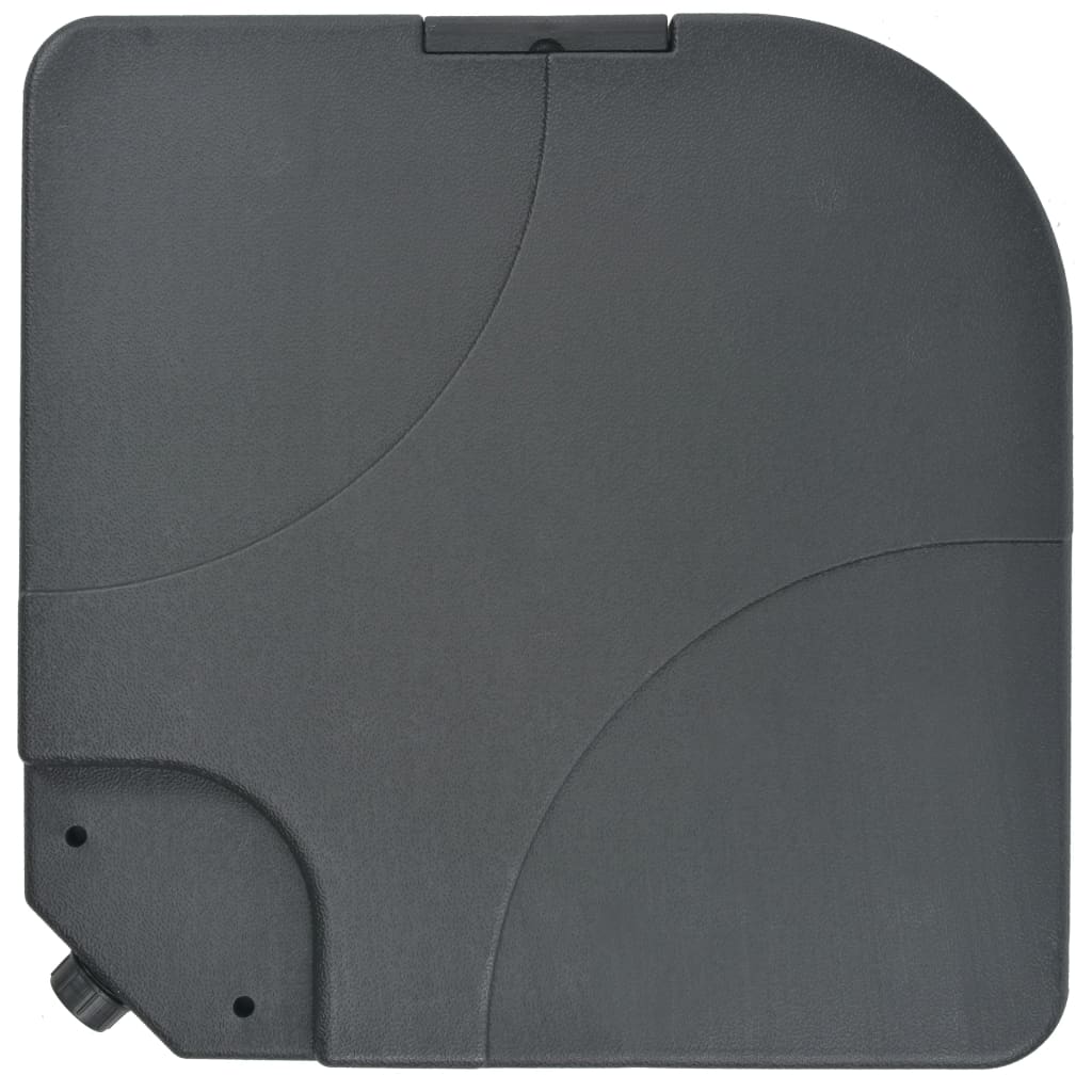 Ombrellone da Giardino con Base Portatile Tortora - homemem39