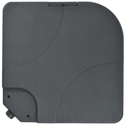 Ombrellone da Giardino con Base Portatile Tortora - homemem39