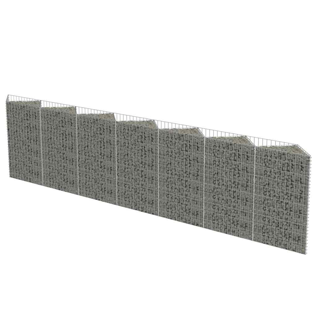 Gabbione in Acciaio Zincato 450x30x100 cm | homemem39