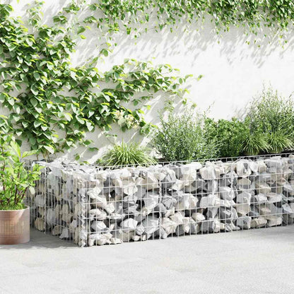Gabbione in Acciaio Zincato 450x30x50 cm | homemem39