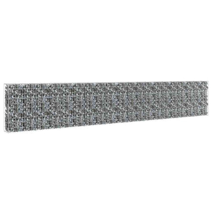 Gabbione con Copertura in Acciaio Zincato 600x30x100 cm | homemem39
