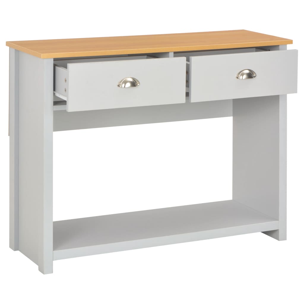 Tavolo Consolle Grigio 97x35x76 cm | homemem39