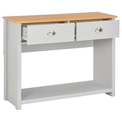 Tavolo Consolle Grigio 97x35x76 cm - homemem39