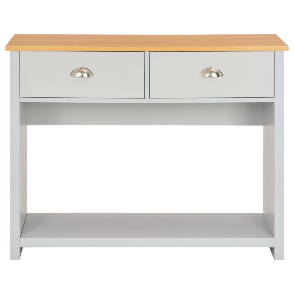 Tavolo Consolle Grigio 97x35x76 cm | homemem39