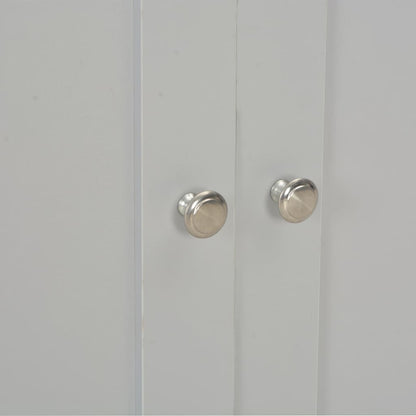 Credenza Grigia 112x35x81 cm - homemem39