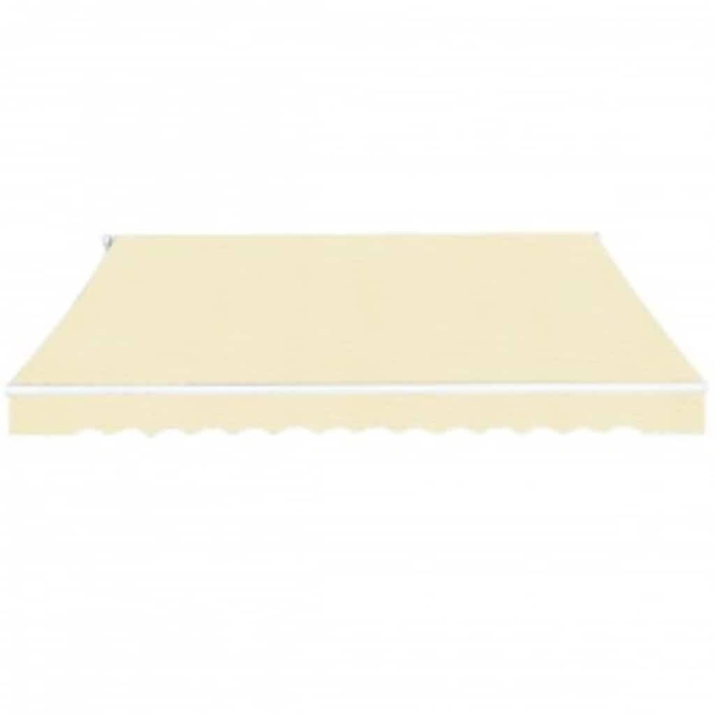 Tenda da Sole Pieghevole Manuale 600 cm Crema