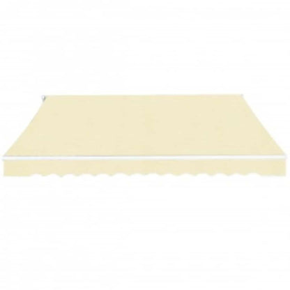Tenda da Sole Pieghevole Manuale 600 cm Crema