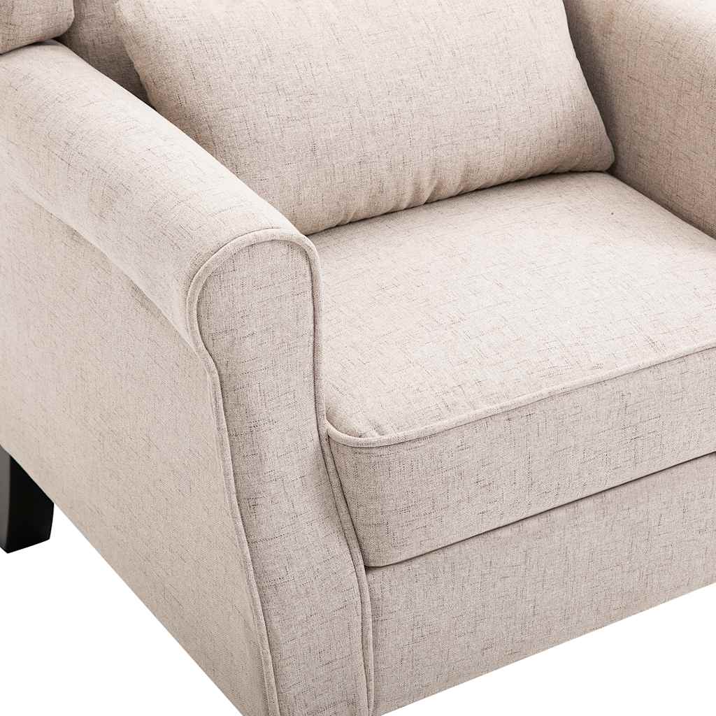 Poltrona Beige in Tessuto | homemem39
