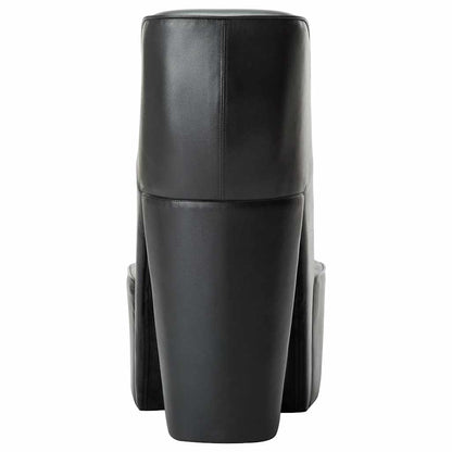 Poltrona a Forma di Scarpa con Tacco in Similpelle Nera | homemem39