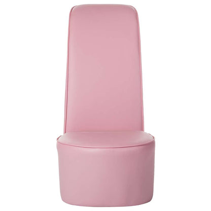 Poltrona a Forma di Scarpa con Tacco in Similpelle Rosa | homemem39