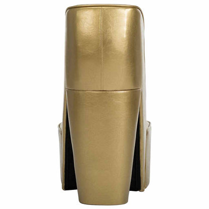 Poltrona a Forma di Scarpa con Tacco in Similpelle Oro | homemem39