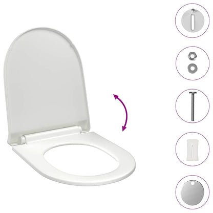 Copriwater Ammortizzato a Sgancio Rapido Bianco | homemem39