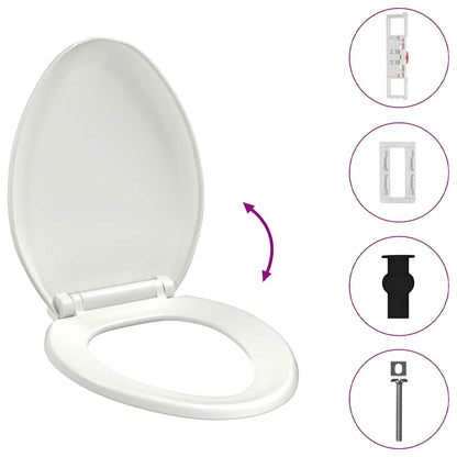 Copriwater Ammortizzato a Sgancio Rapido Bianco | homemem39