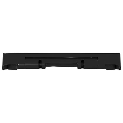 Black Quick Release Cushioned Toilet Seat