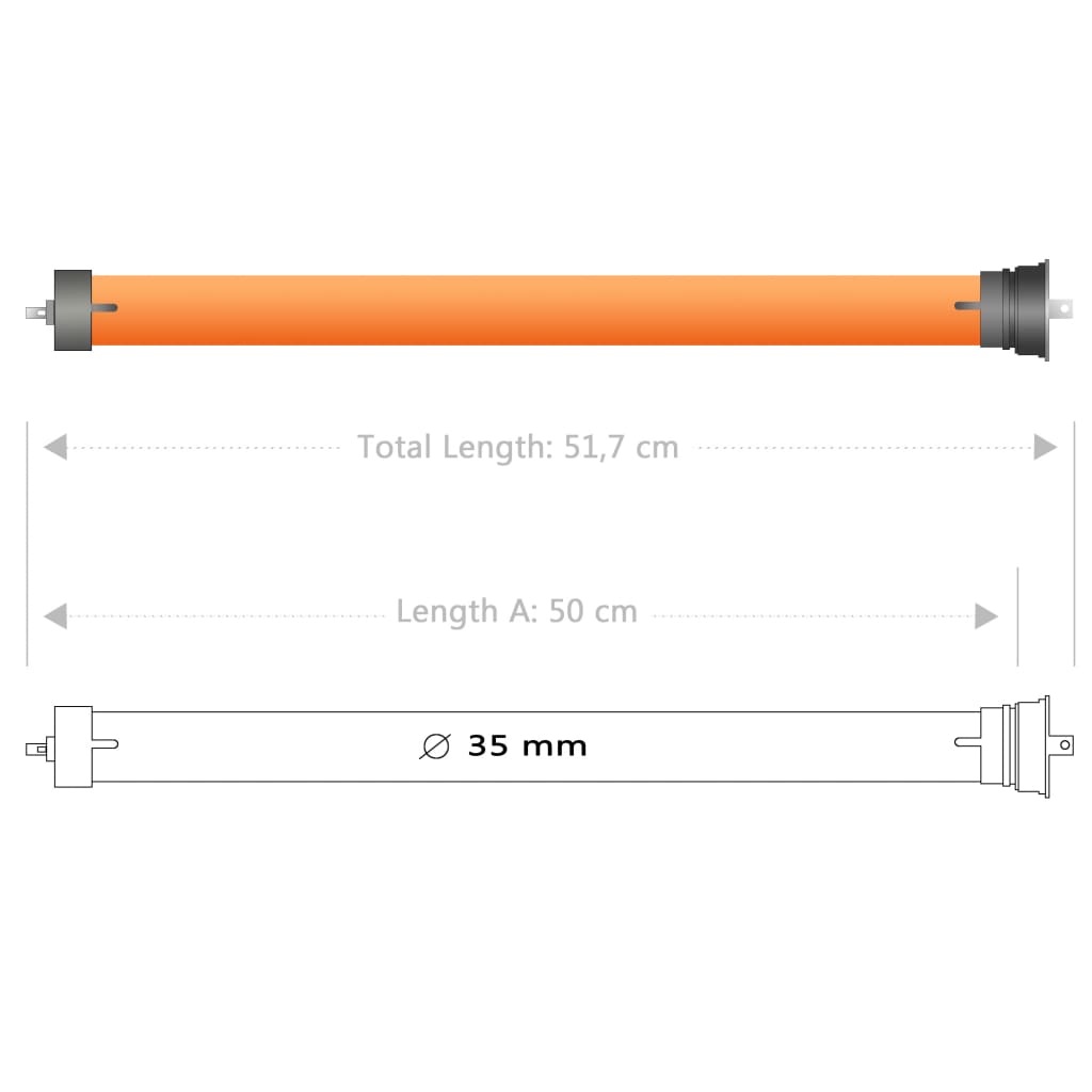 Motore Tubolare 10 Nm