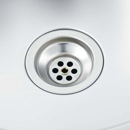 Lavello da Cucina con Filtro e Sifone in Acciaio Inox | homemem39