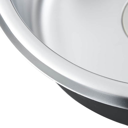 Lavello da Cucina con Filtro e Sifone in Acciaio Inox | homemem39