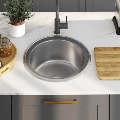 Lavello da Cucina con Filtro e Sifone in Acciaio Inox | homemem39