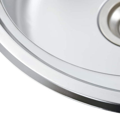 Lavello da Cucina con Filtro e Sifone in Acciaio Inox | homemem39