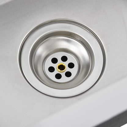 Lavello da Cucina Lavorato a Mano in Acciaio Inox | homemem39
