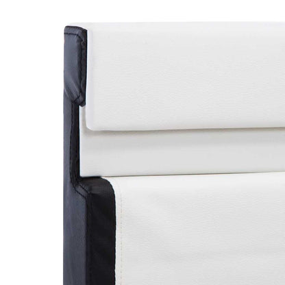 Giroletto con LED Bianco e Nero in Similpelle 90x200 cm